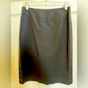 Banana Republic Black Tuxedo Skirt  - Size 0